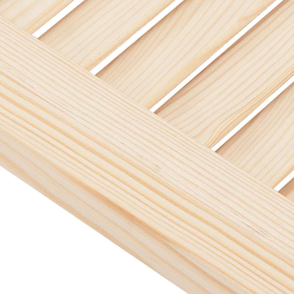 Vrata ormarića Dizajn rešetki 4 kom 69x29,5 cm puno drvo bor