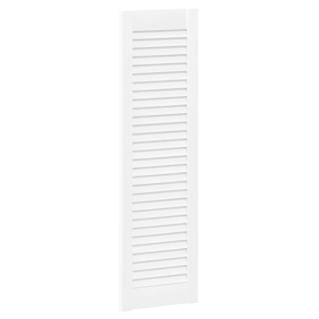 Dizajn vrata ormarića s rešetkama bijela 99x29,5 cm