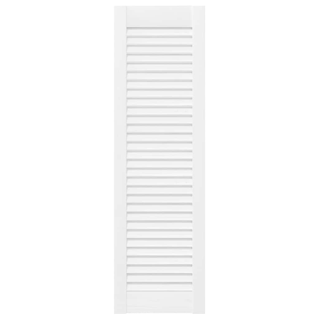 Dizajn vrata ormarića s rešetkama bijela 99x29,5 cm