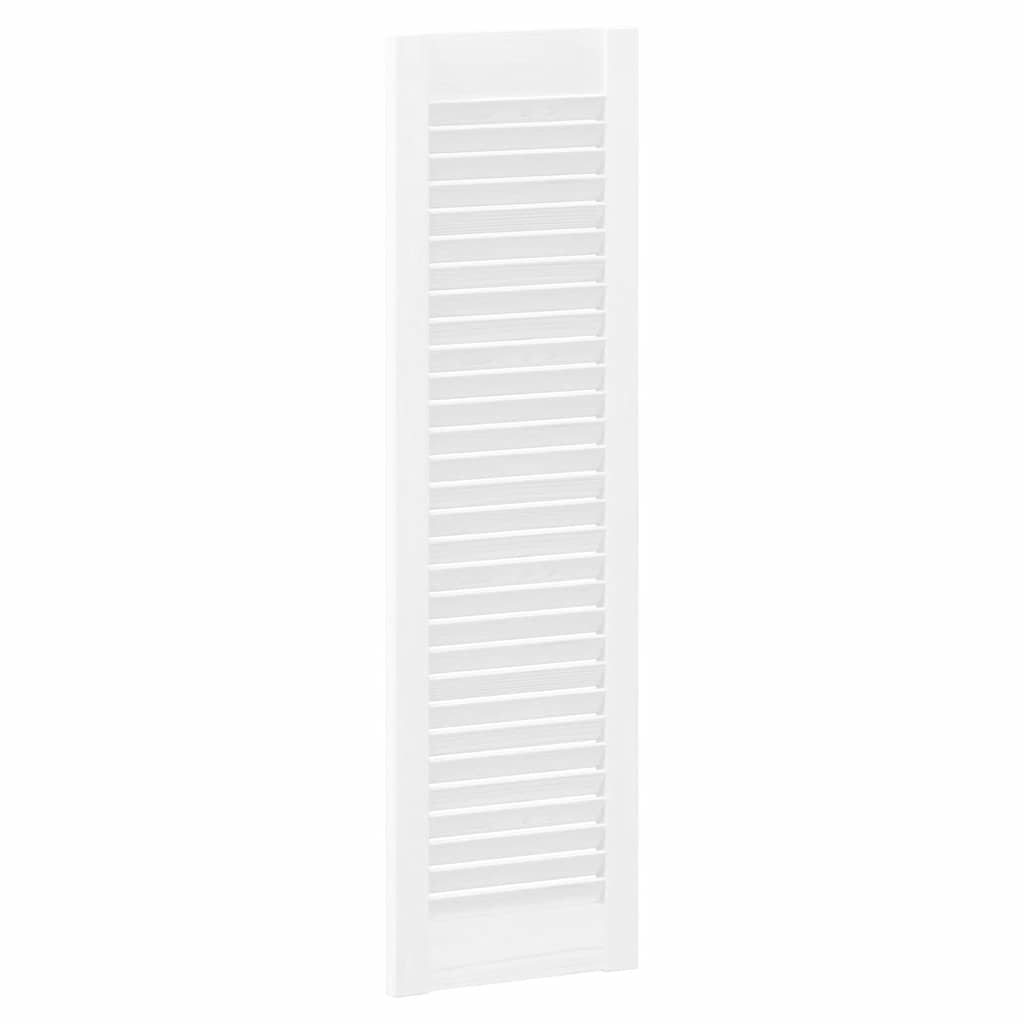 Dizajn vrata ormarića s rešetkama bijela 99x29,5 cm