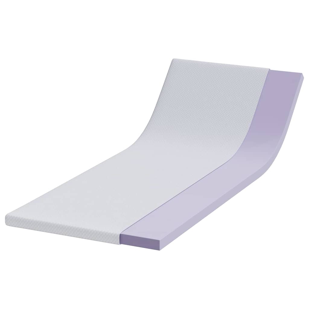 Nadmadrac od memorijske pjene 80 x 200 cm Thick Mekano Bijela