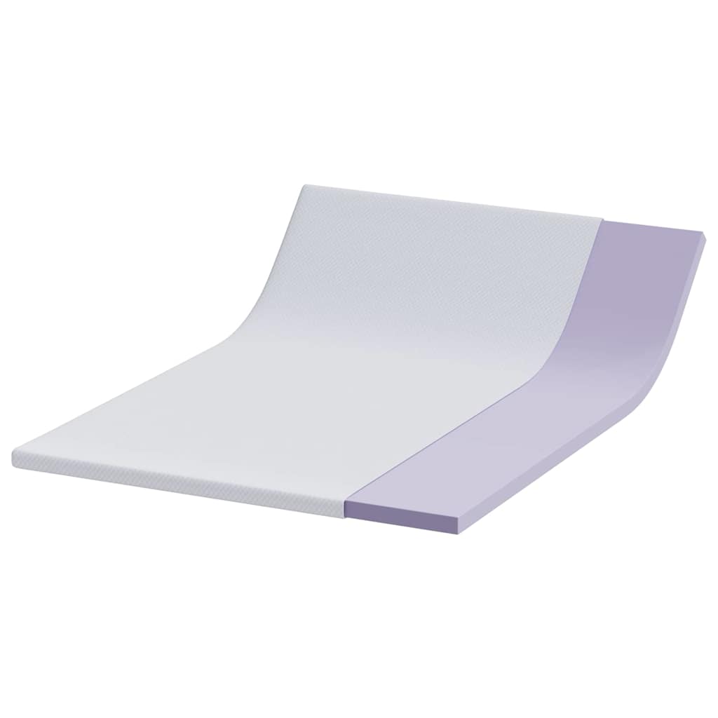 Nadmadrac od memorijske pjene 140 x 190 cm Thick Mekano Bijela
