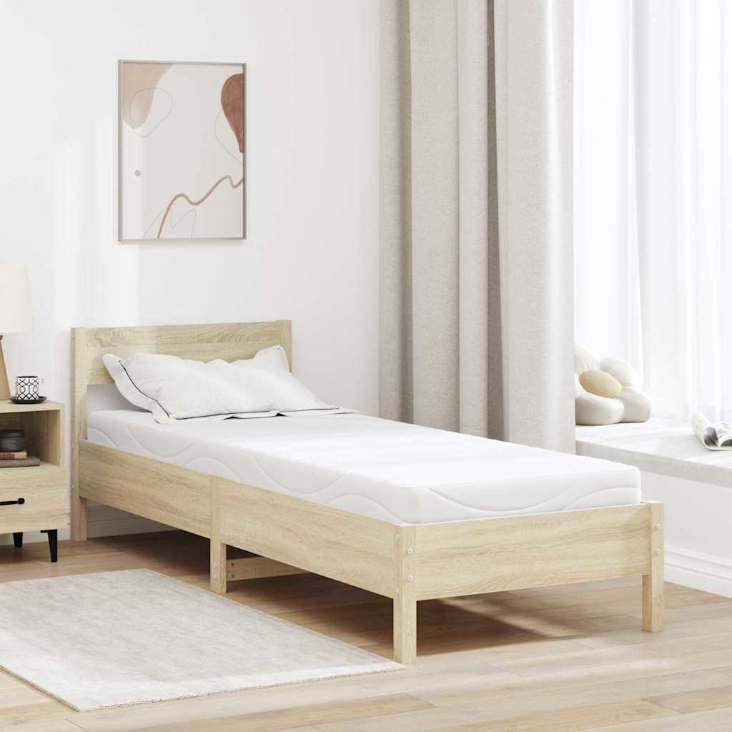 Madrac Bijelo 80 x 200 cm Žakar tkanina