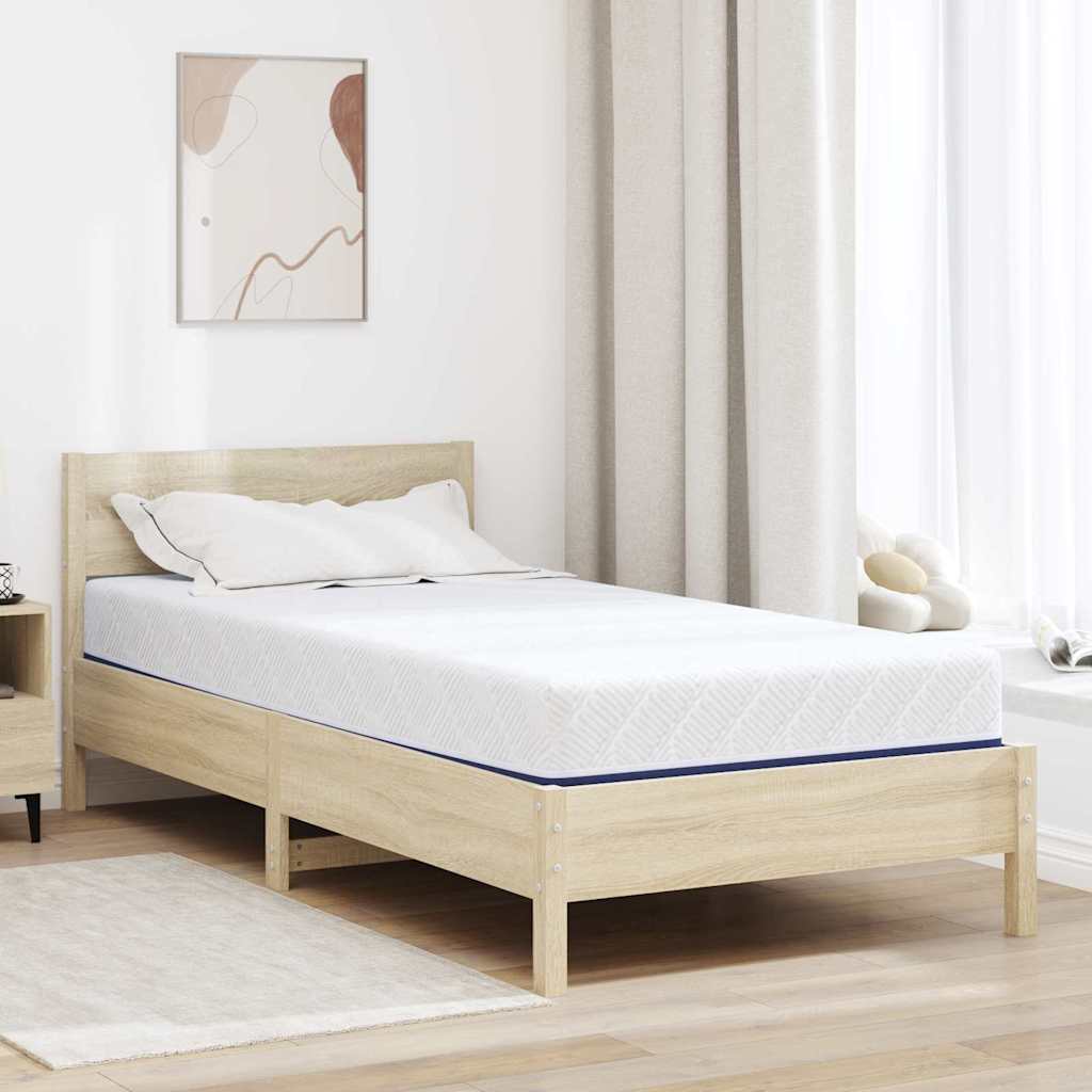 Madrac Bijela i Plava 100 x 200 cm Žakar tkanina