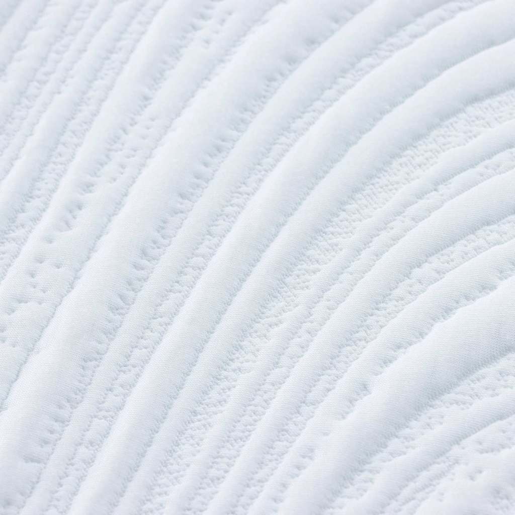 Madrac Bijela i crna 140 x 200 cm Žakar tkanina