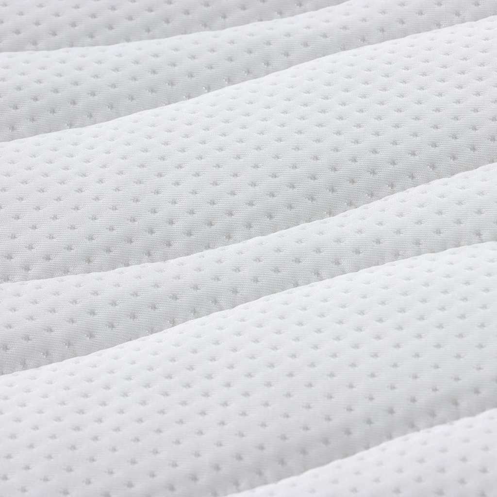 Nadmadrac Bijelo 70 x 200 cm Pleteno platno