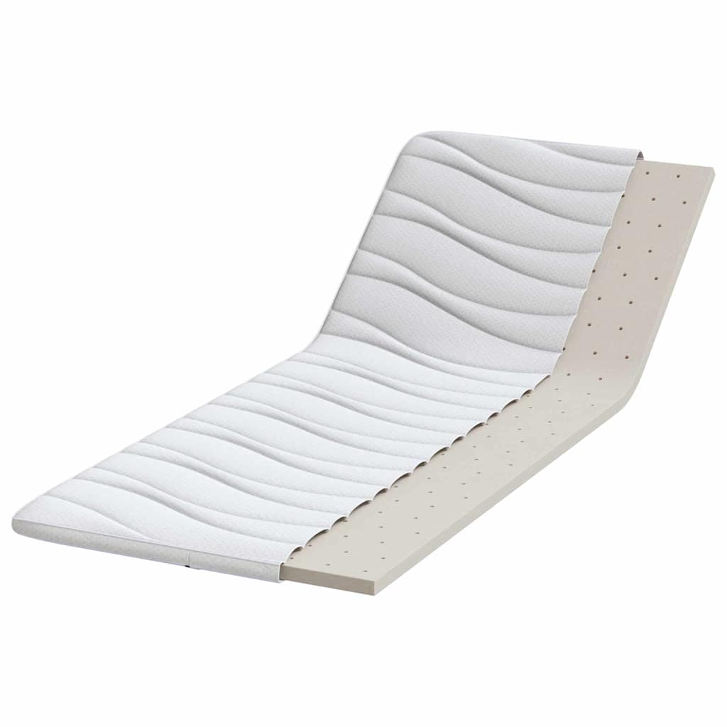 Nadmadrac Bijelo 70 x 200 cm Pleteno platno