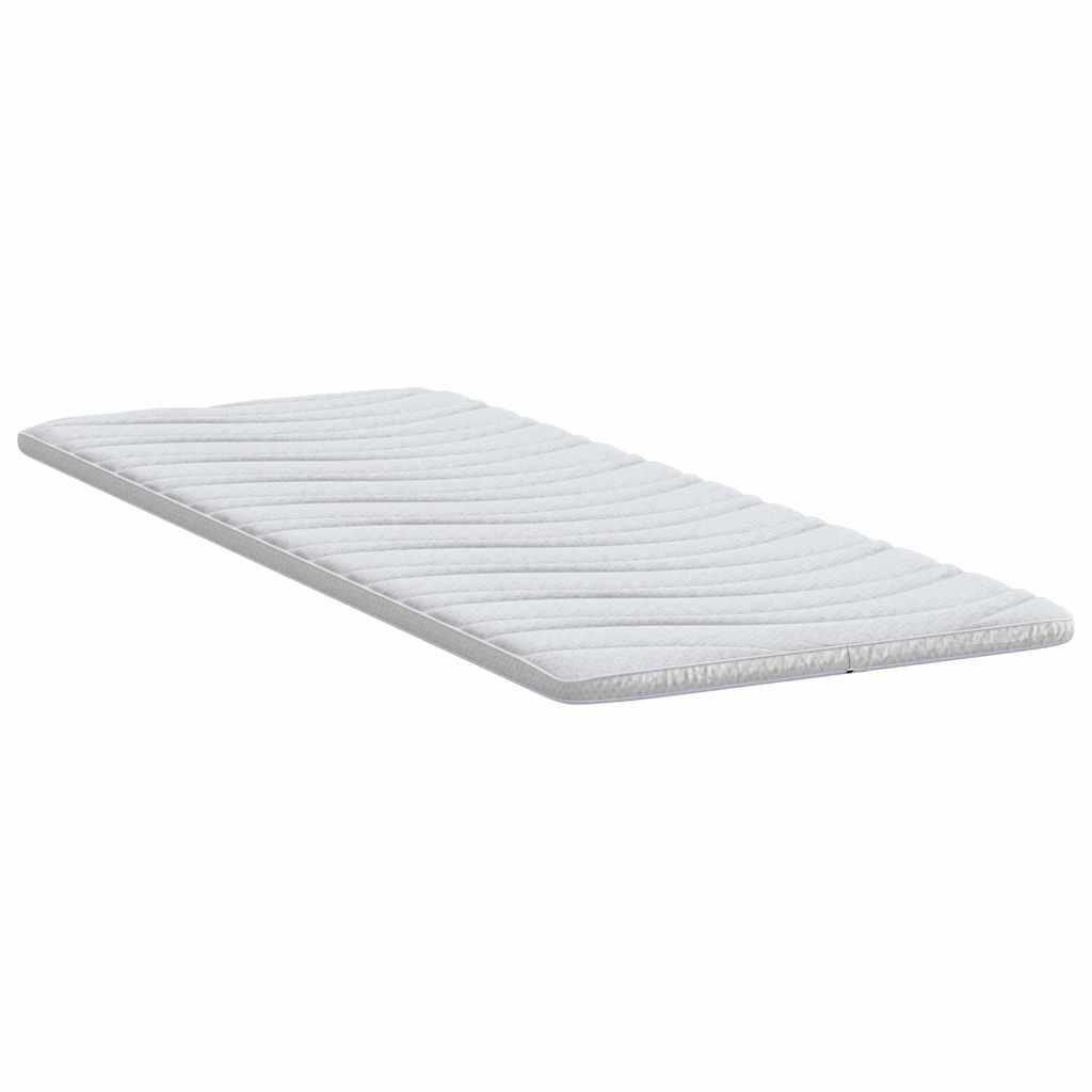 Nadmadrac Bijelo 80 x 200 cm Pleteno platno