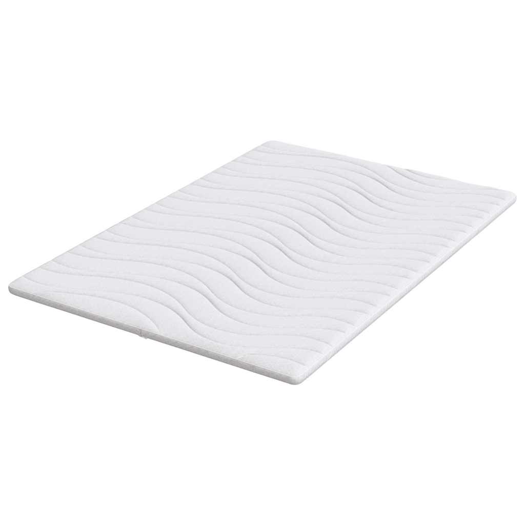 Nadmadrac Bijelo 140 x 190 cm Pleteno platno