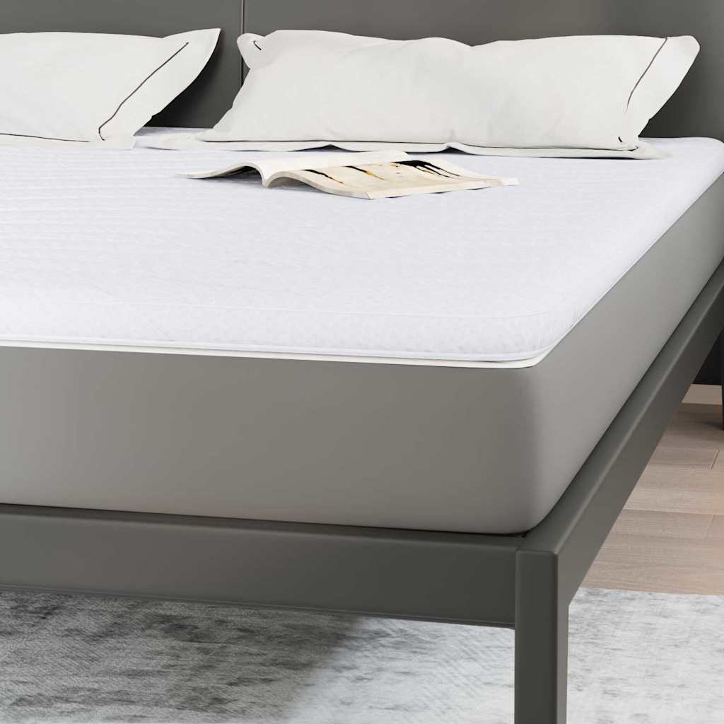Nadmadrac Bijelo 180 x 200 cm Pleteno platno