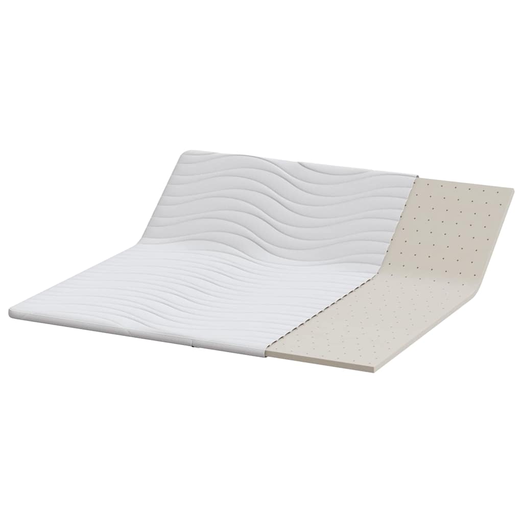 Nadmadrac Bijelo 180 x 200 cm Pleteno platno