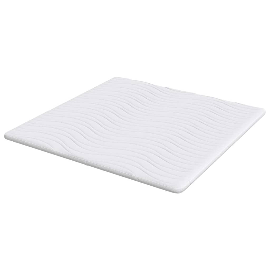 Nadmadrac Bijelo 180 x 200 cm Pleteno platno