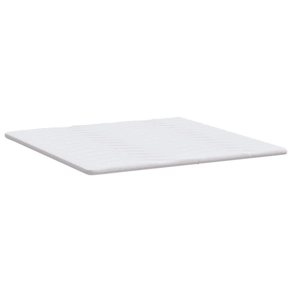 Nadmadrac Bijelo 200 x 200 cm Pleteno platno