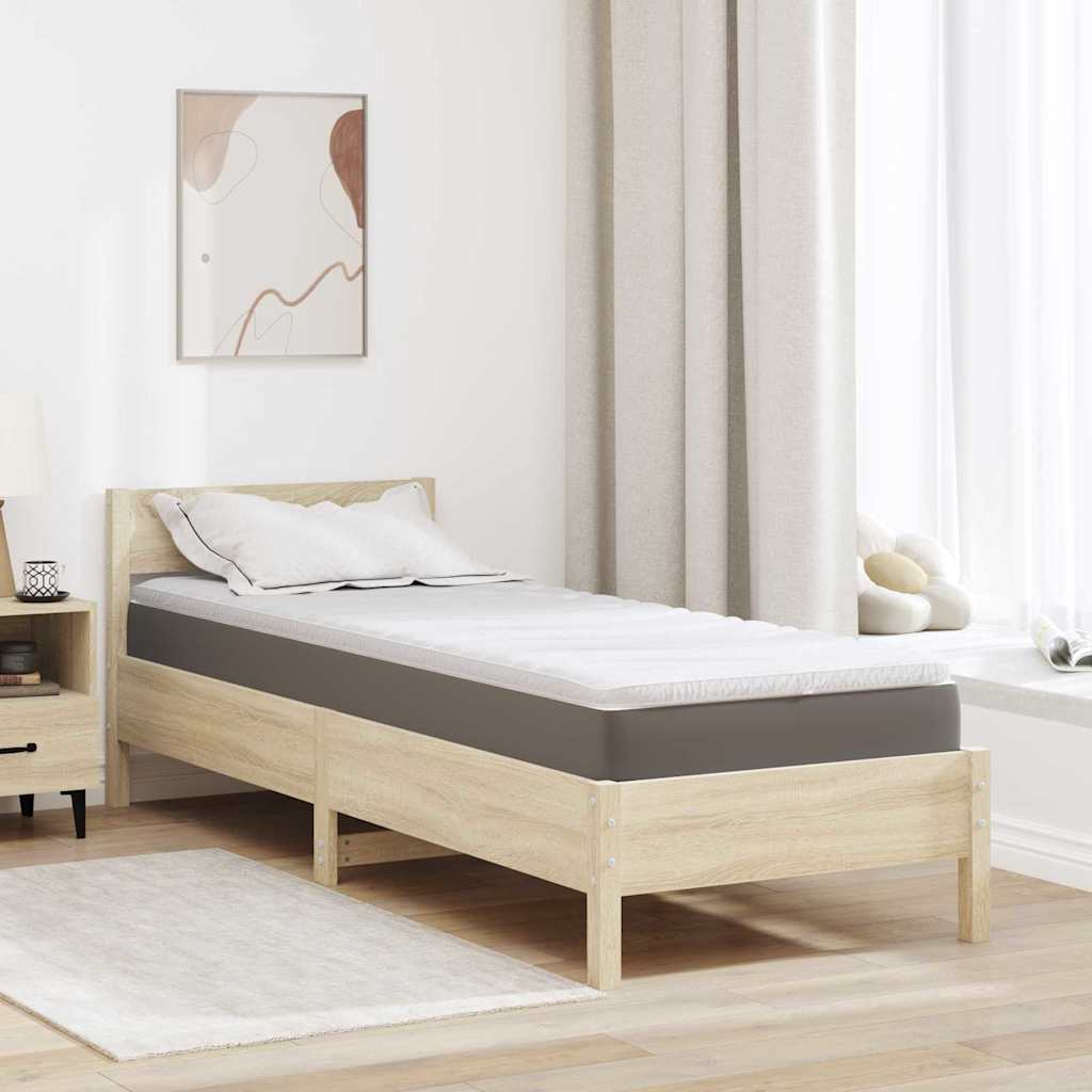 Nadmadrac Bijelo 80 x 200 cm Pleteno platno