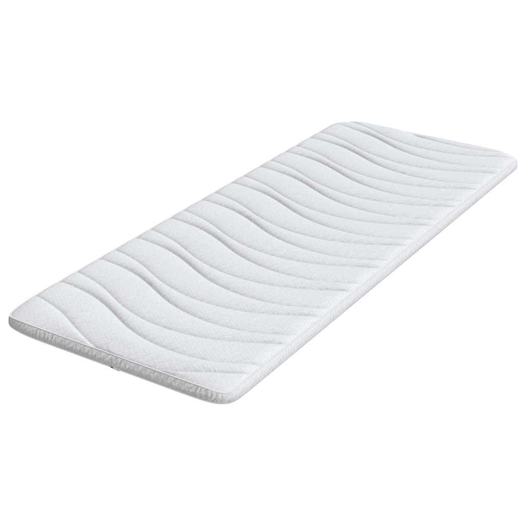 Nadmadrac Bijelo 80 x 200 cm Pleteno platno