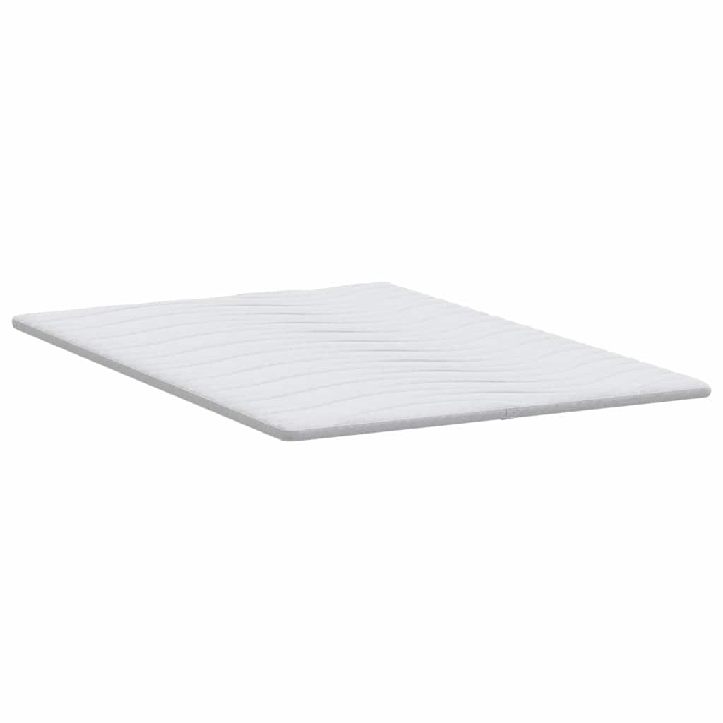 Nadmadrac Bijelo 140 x 190 cm Pleteno platno