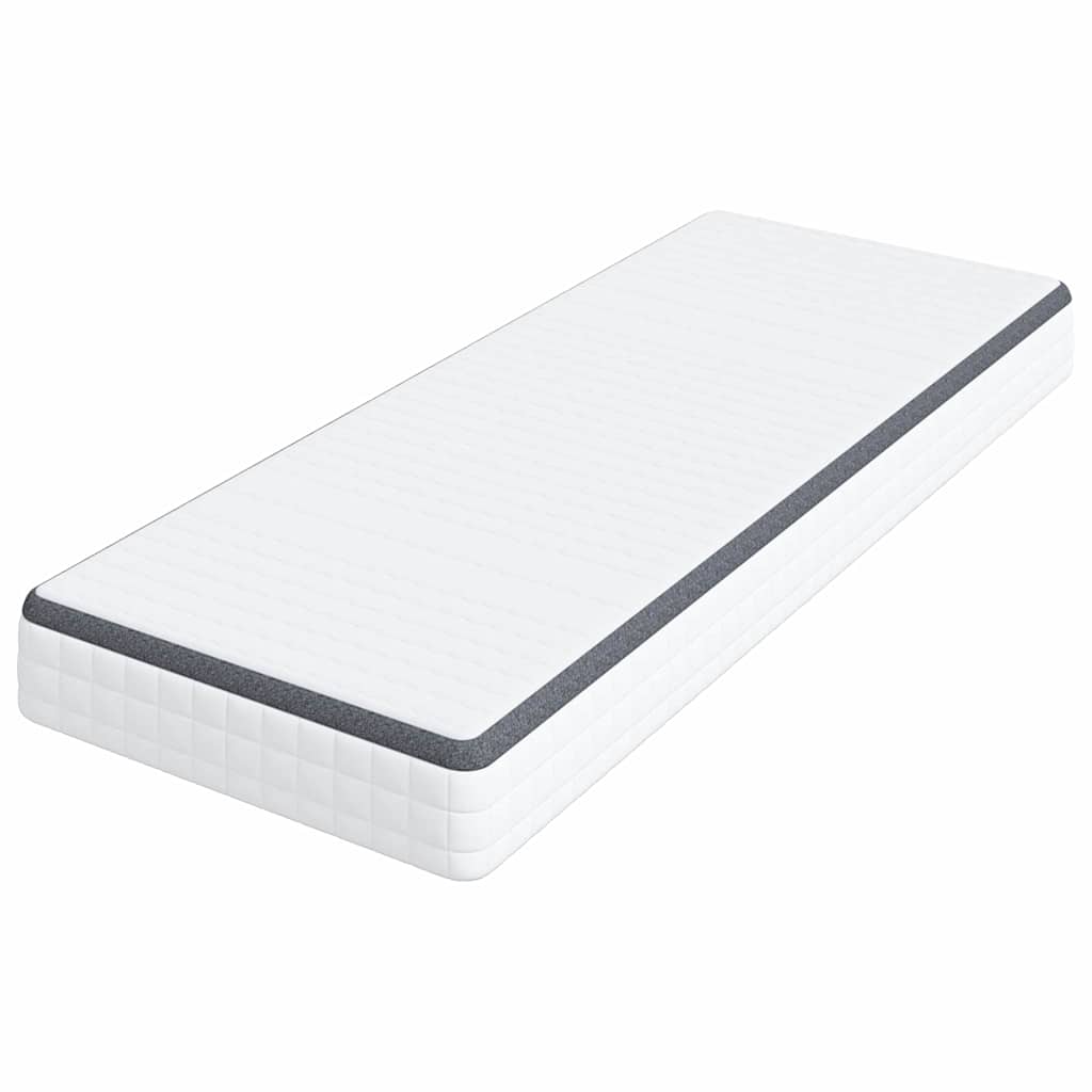 Madrac Bijela i siva 80 x 200 cm Bonell opruga