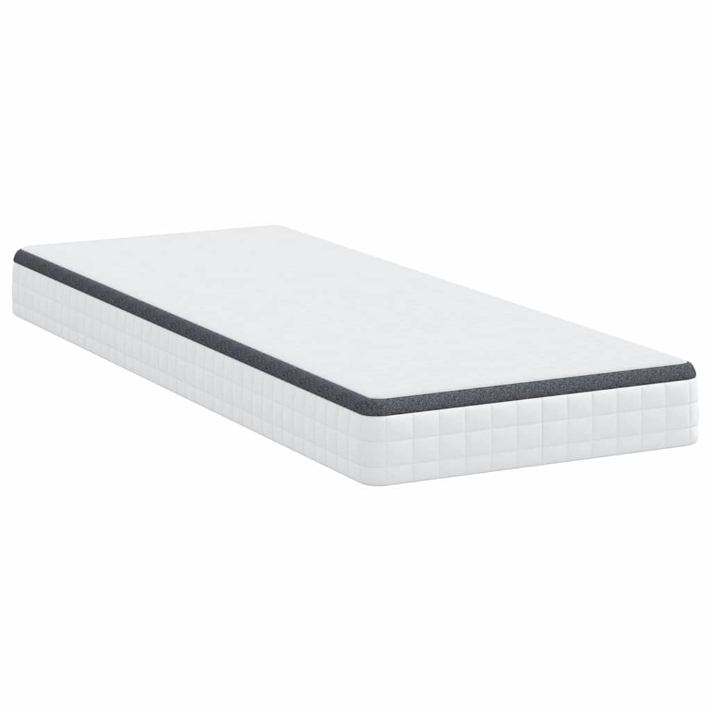Madrac Bijela i siva 80 x 200 cm Bonell opruga