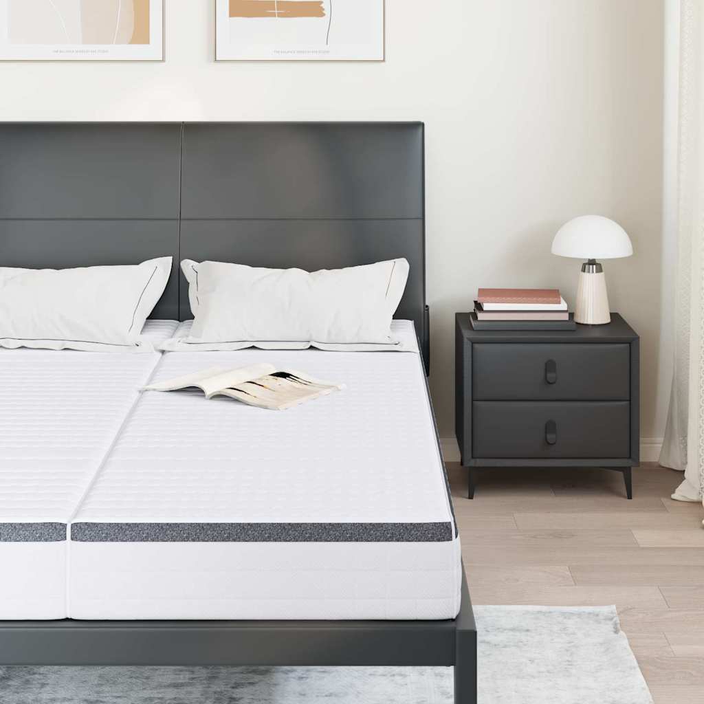 Madrac 2 pcs Bijela i siva 70 x 200 cm Bonell opruga