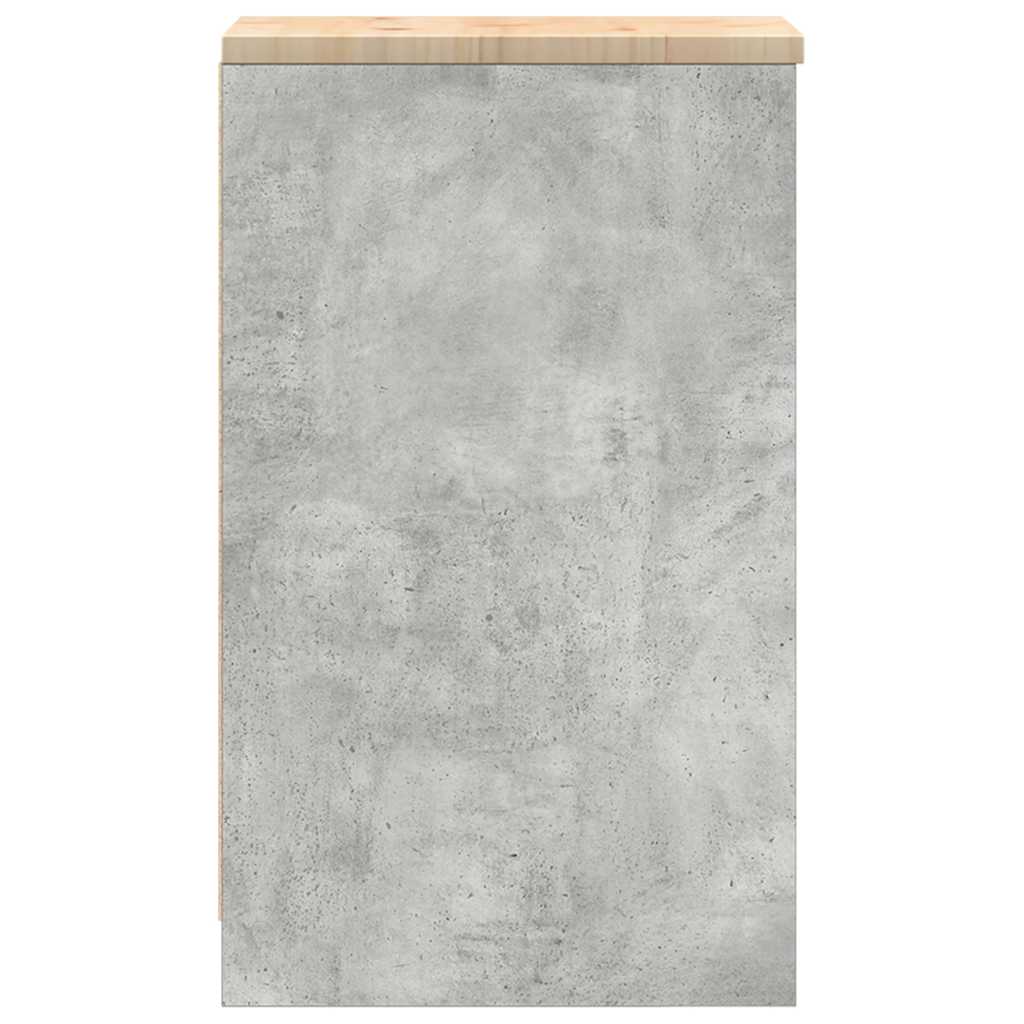 Garažni ormar za odlaganje 30x51x85 cm masivne borovine