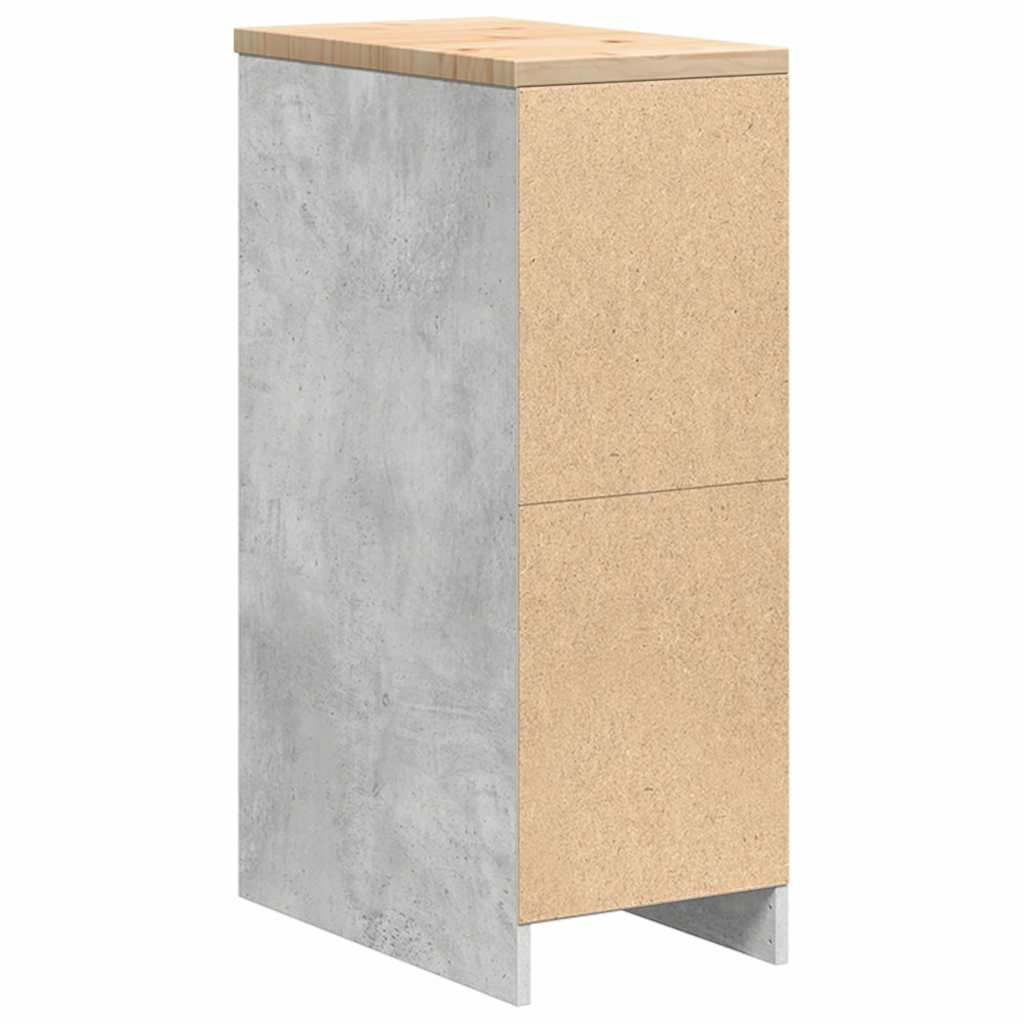 Garažni ormar za odlaganje 30x51x85 cm masivne borovine