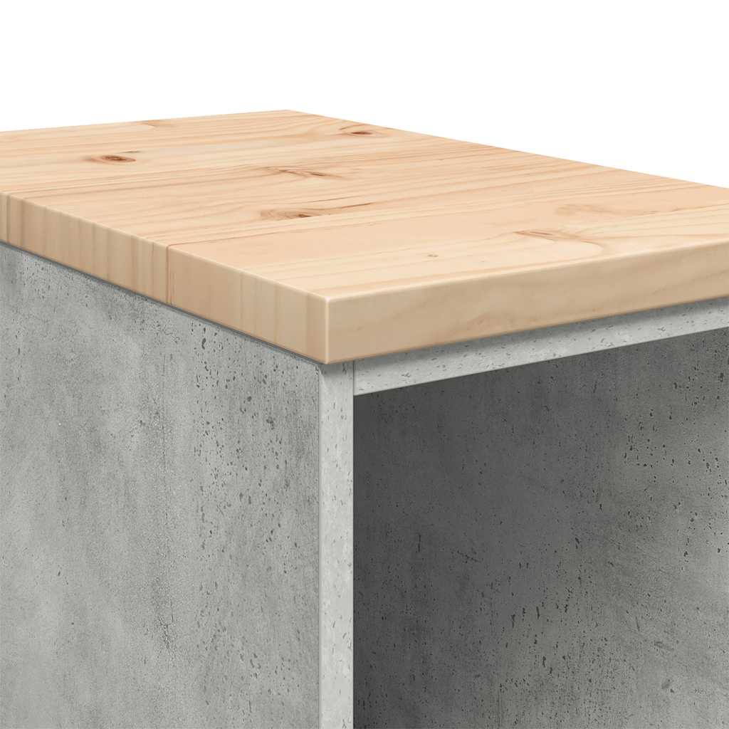 Garažni ormar za odlaganje 30x51x85 cm masivne borovine