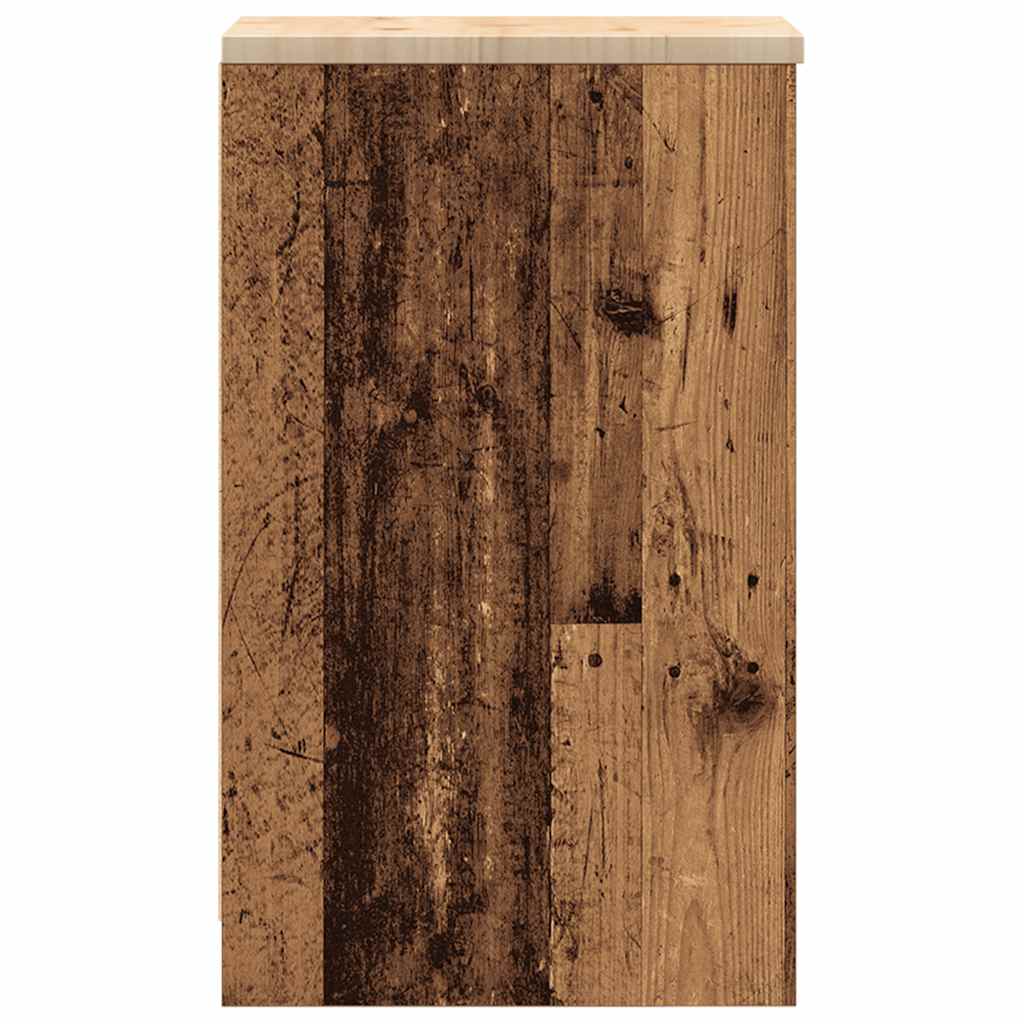 Garažni ormar za odlaganje 30x51x85 cm masivne borovine