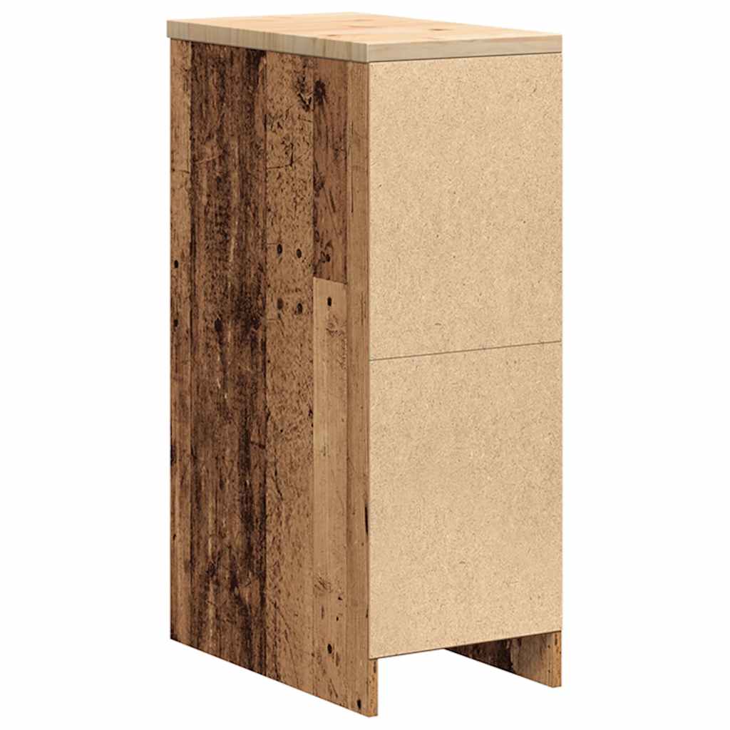 Garažni ormar za odlaganje 30x51x85 cm masivne borovine