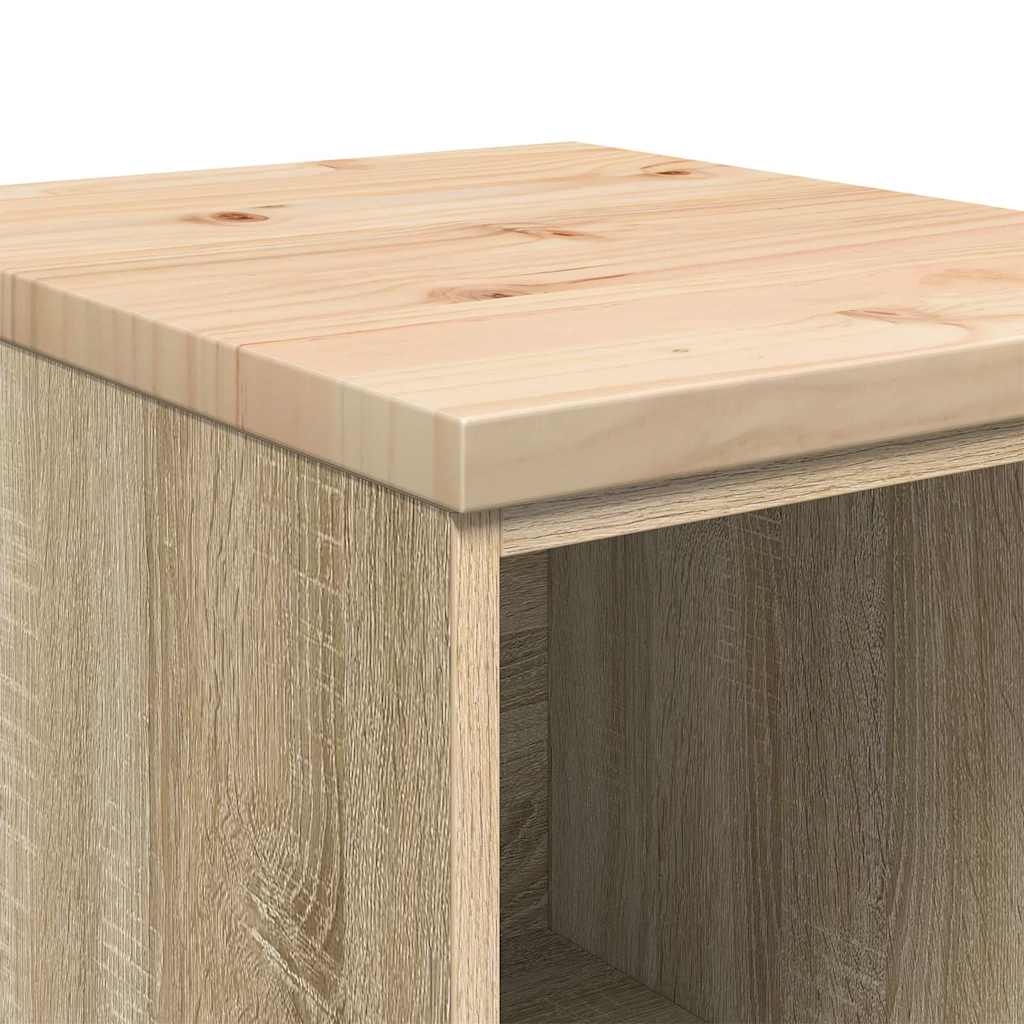 Garažni ormar za odlaganje 40x51x85 cm masivne borovine