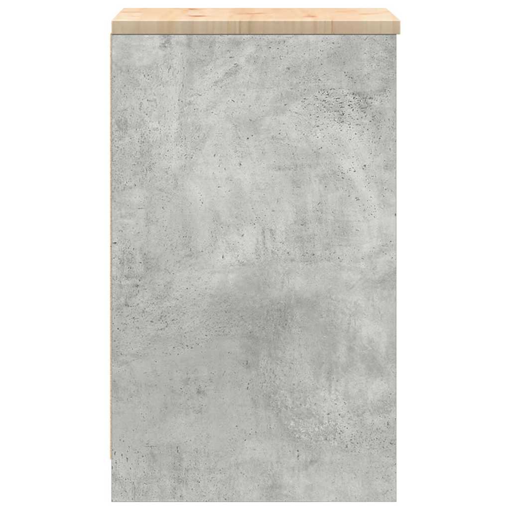 Garažni ormar za odlaganje 40x51x85 cm masivne borovine