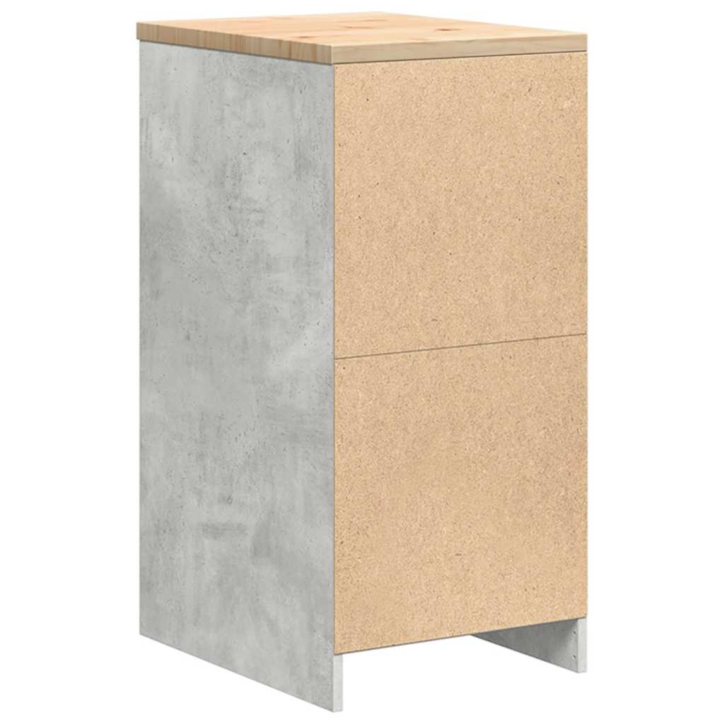 Garažni ormar za odlaganje 40x51x85 cm masivne borovine
