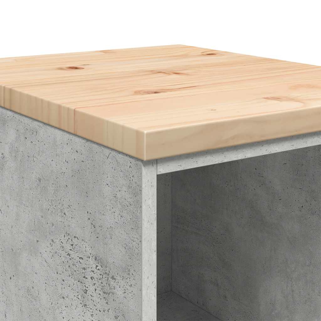 Garažni ormar za odlaganje 40x51x85 cm masivne borovine