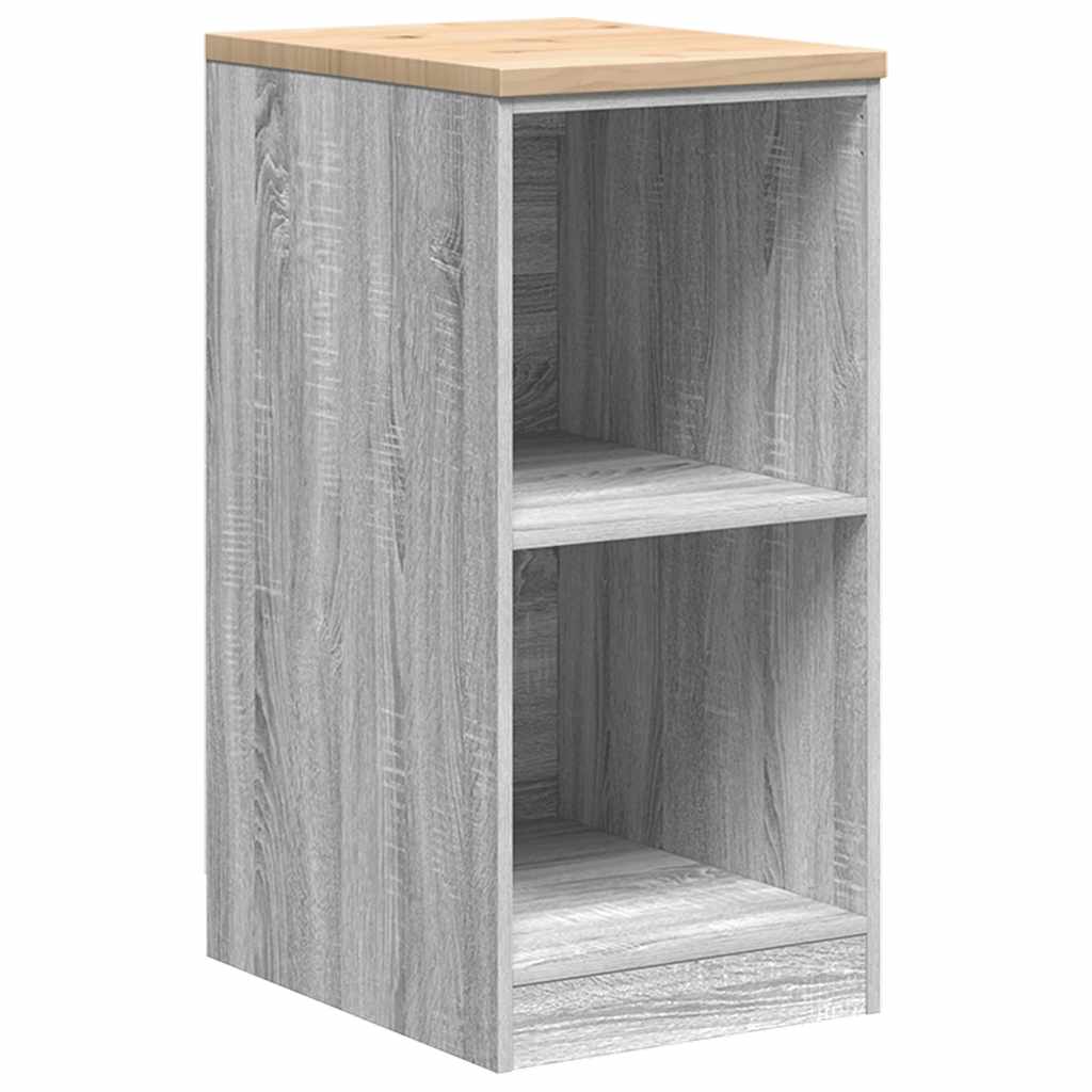 Garažni ormar za odlaganje 40x51x85 cm masivne borovine