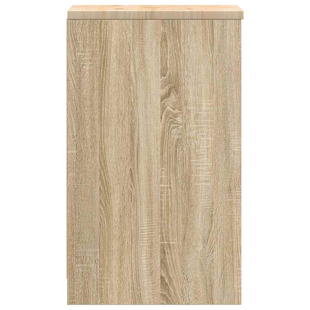 Garažni ormar za odlaganje 30x51x85 cm masivne borovine
