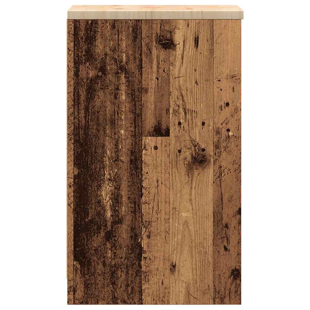 Garažni ormar za odlaganje 30x51x85 cm masivne borovine