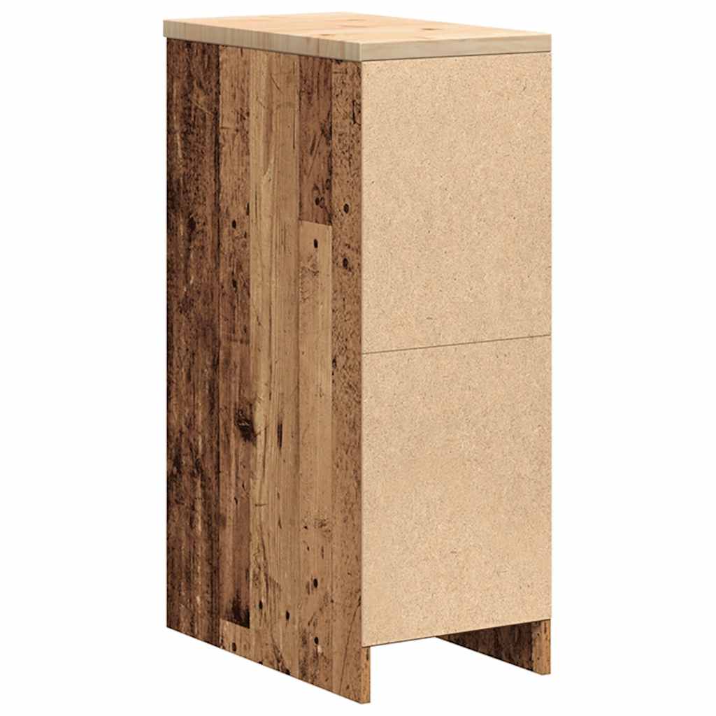 Garažni ormar za odlaganje 30x51x85 cm masivne borovine