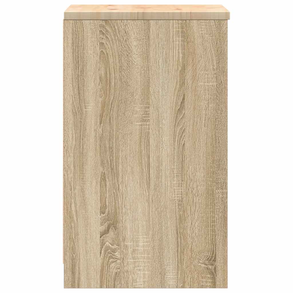 Garažni ormar za odlaganje 40x51x85 cm masivne borovine