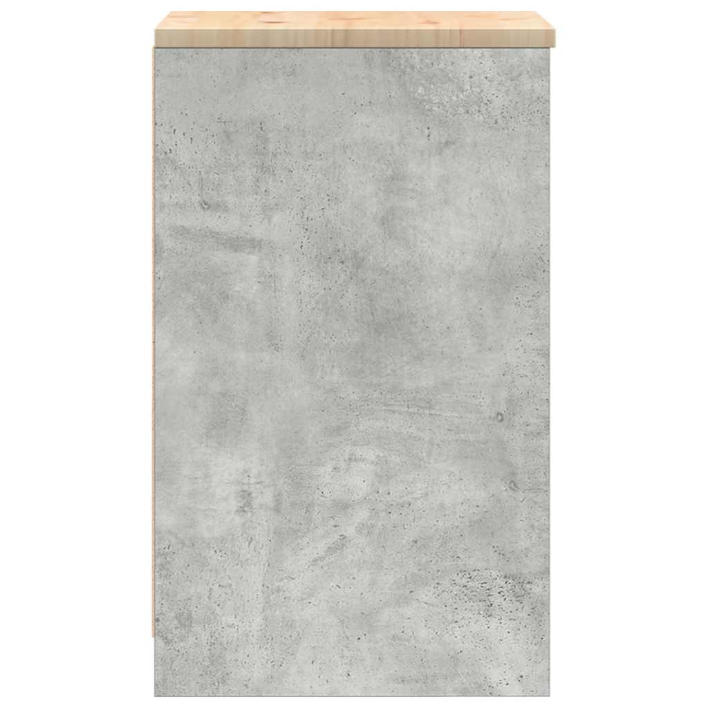 Garažni ormar za odlaganje 40x51x85 cm masivne borovine