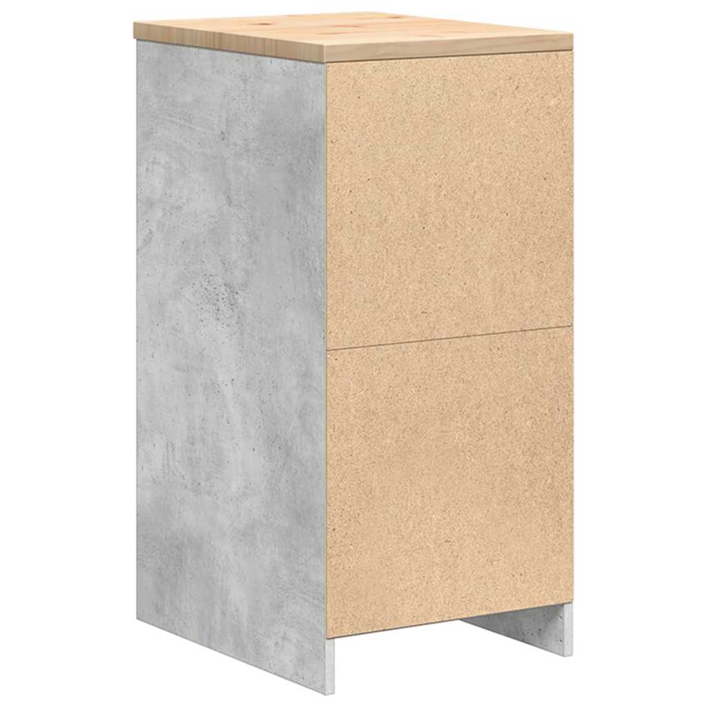 Garažni ormar za odlaganje 40x51x85 cm masivne borovine