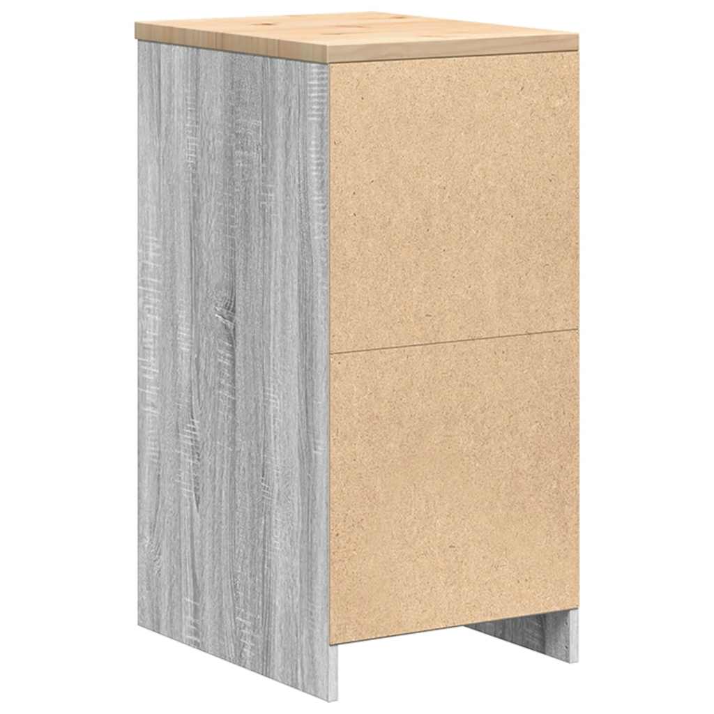 Garažni ormar za odlaganje 40x51x85 cm masivne borovine