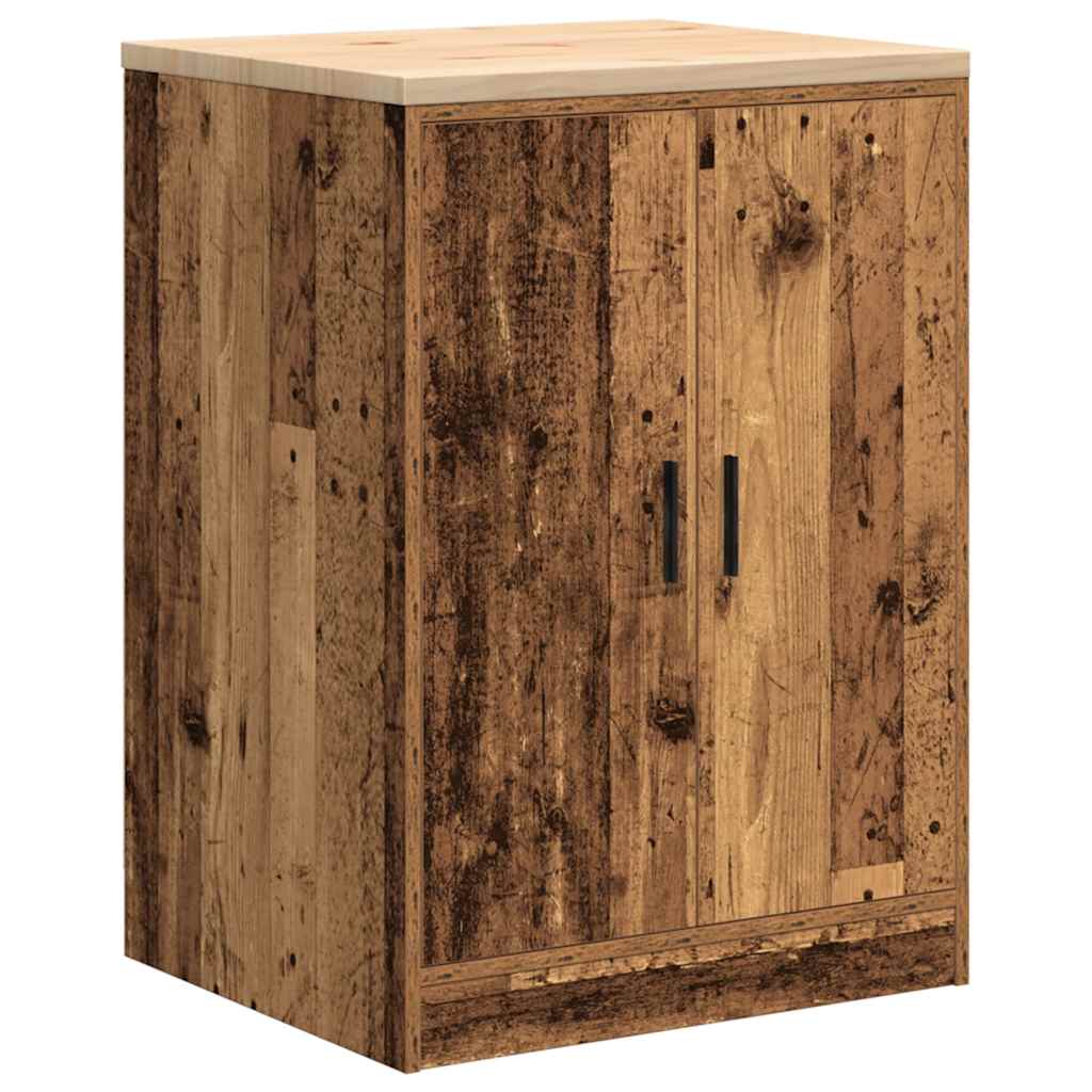 Garažni ormar za odlaganje 60x51x85 cm masivne borovine