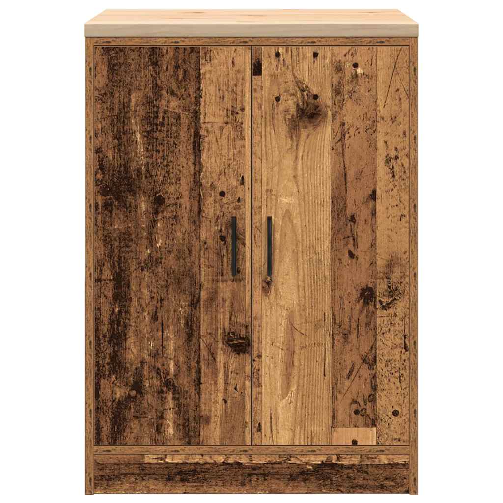 Garažni ormar za odlaganje 60x51x85 cm masivne borovine
