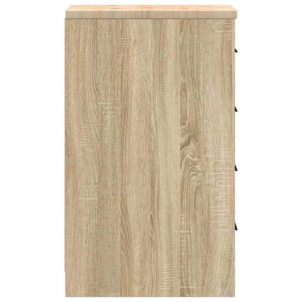 Garažni ormar za odlaganje 30x51x85 cm masivne borovine