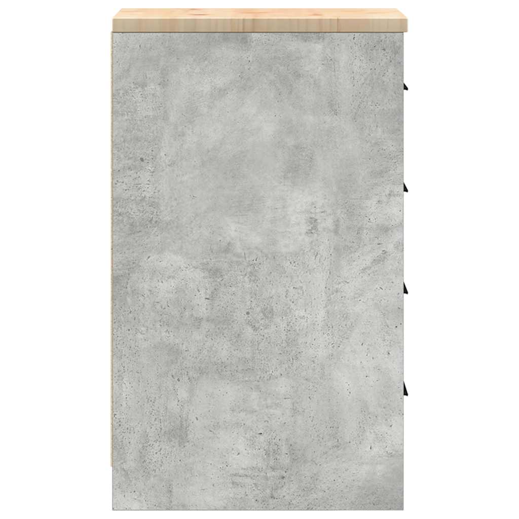 Garažni ormar za odlaganje 30x51x85 cm masivne borovine