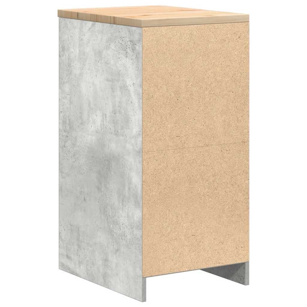 Garažni ormar za odlaganje 40x51x85 cm masivne borovine