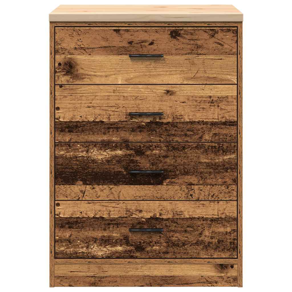 Garažni ormar za odlaganje 60x51x85 cm masivne borovine