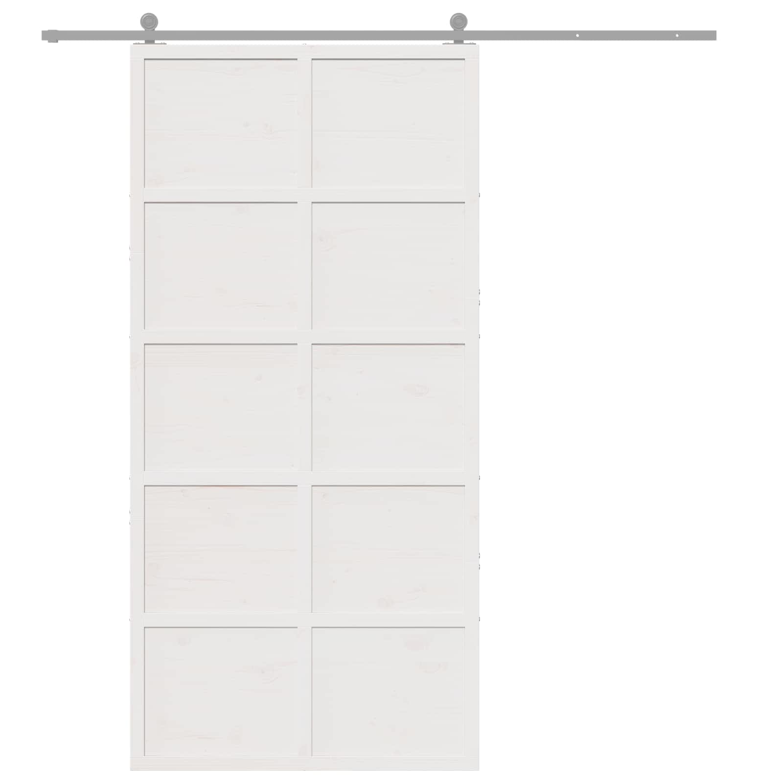 Vrata staje Bijela 100 x 208 cm Masivna borovina