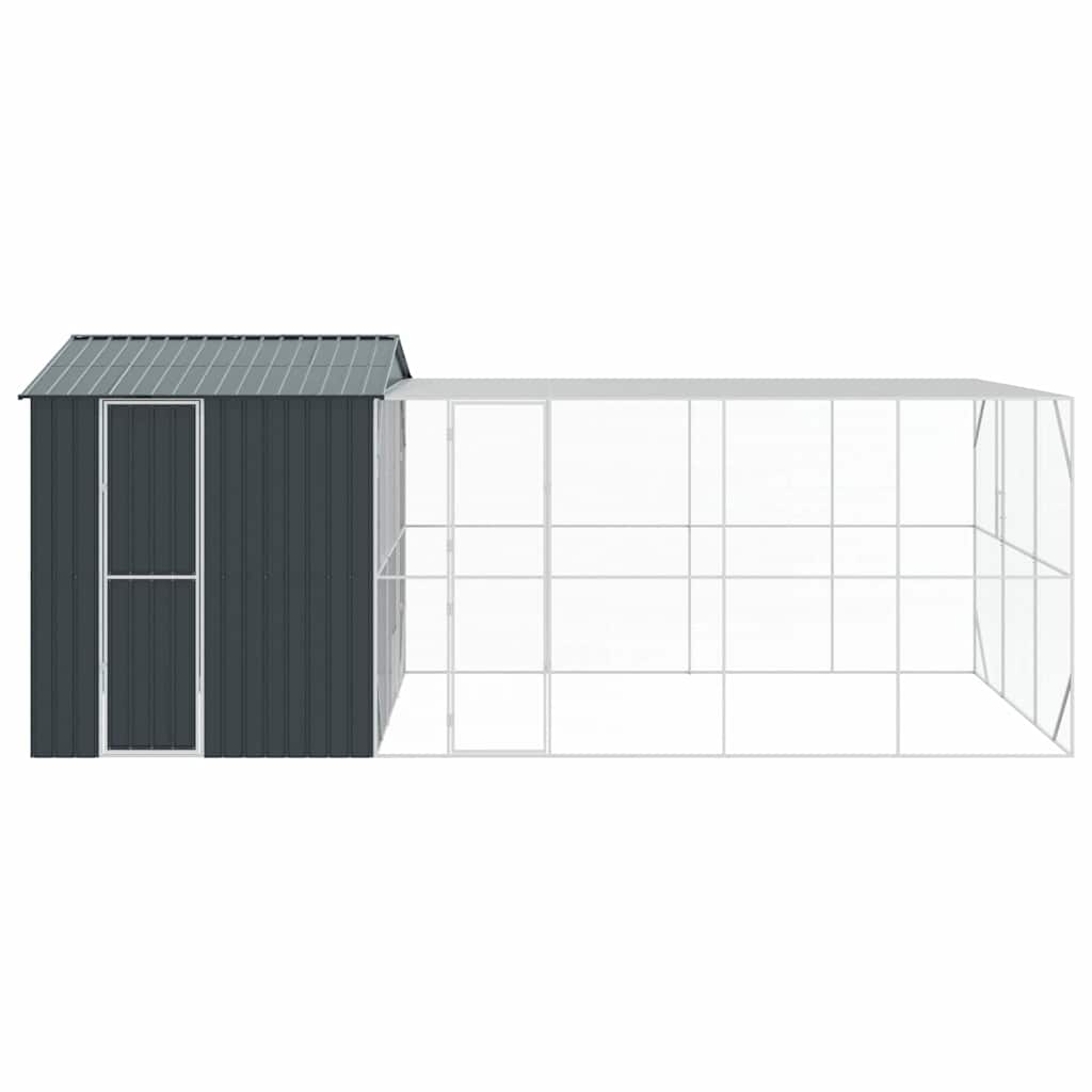 Kavez za ptice Antracit 635 x 304 x 247 cm Cinkani čelik