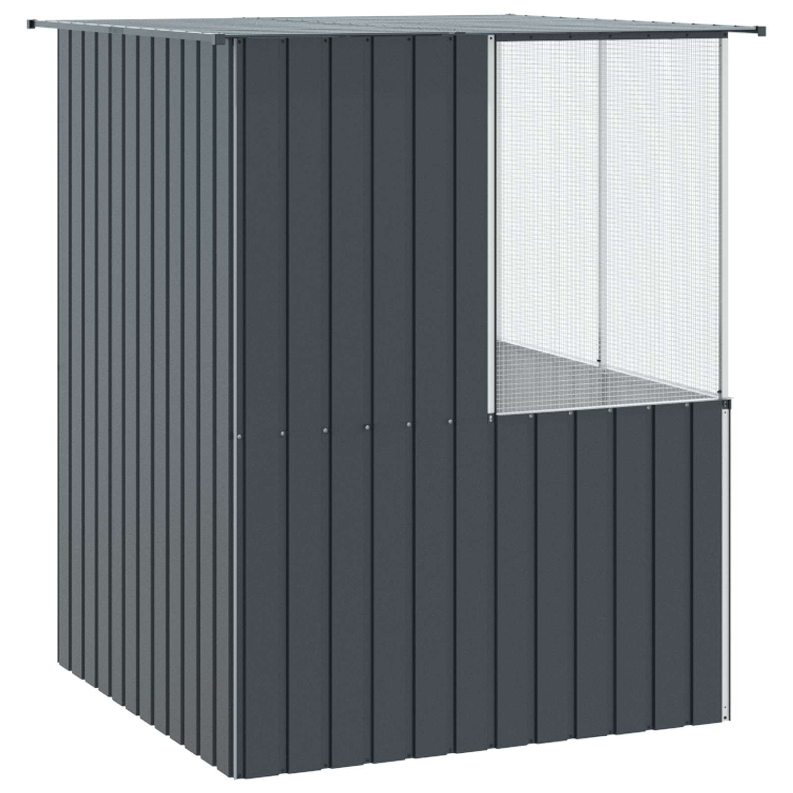 Kavez za ptice Antracit 165 x 165 x 200 cm Cinkani čelik