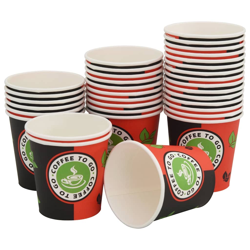 Papirnate šalice za kavu s poklopcem 1000 kom 4 oz 120 ml